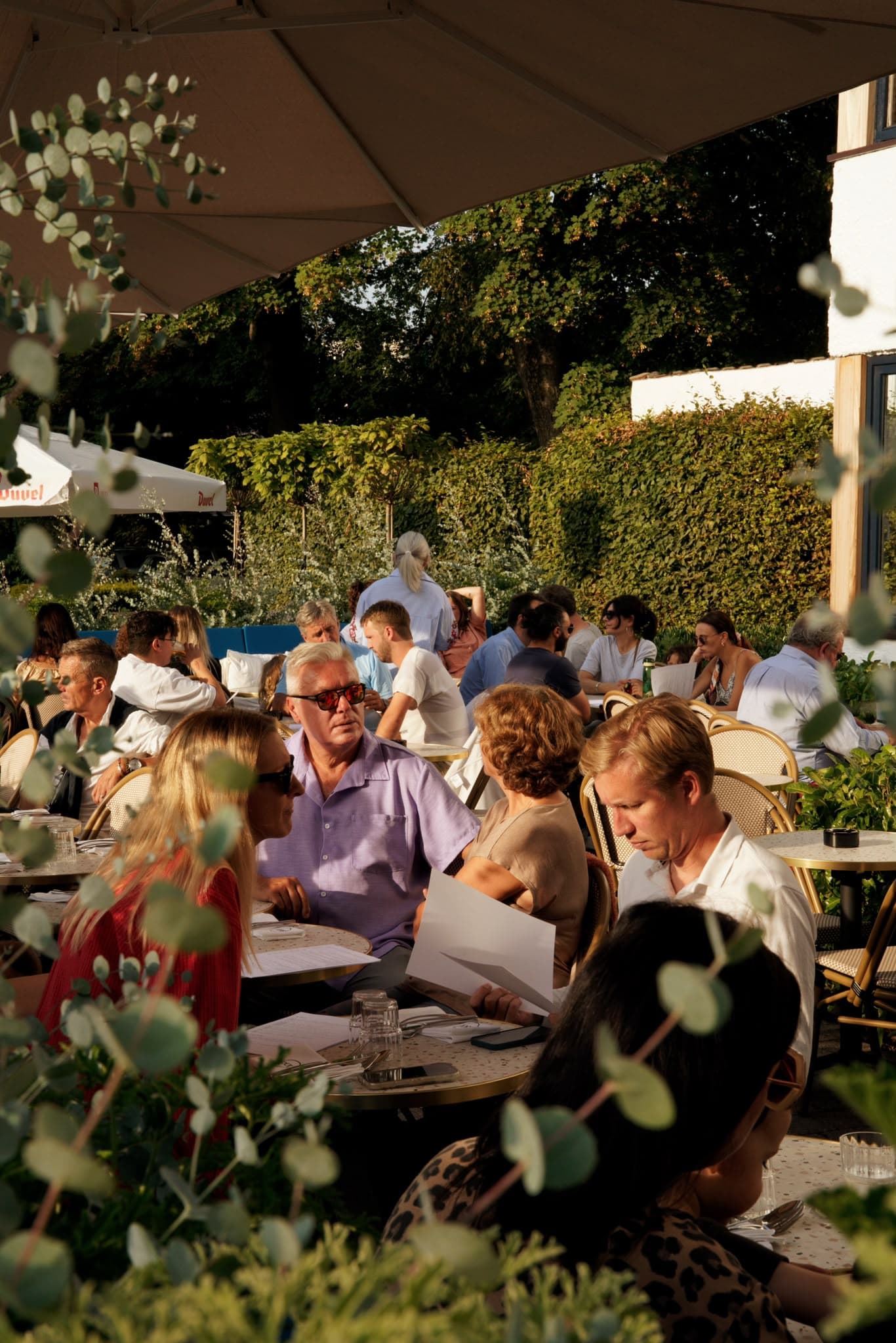 La terrasse du clubhouse