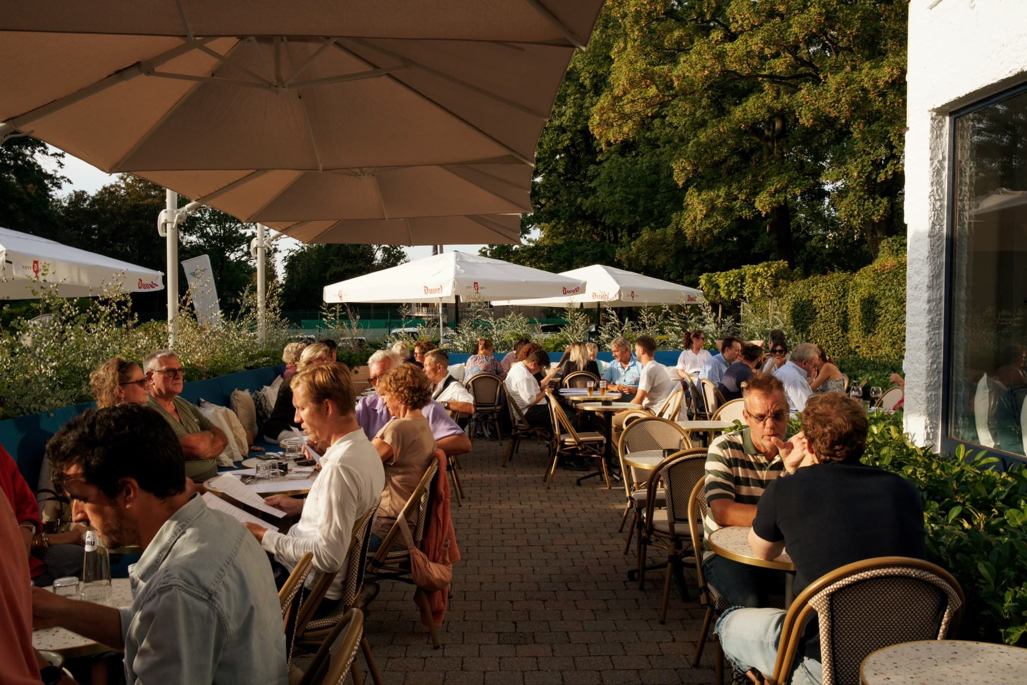 La terrasse du clubhouse