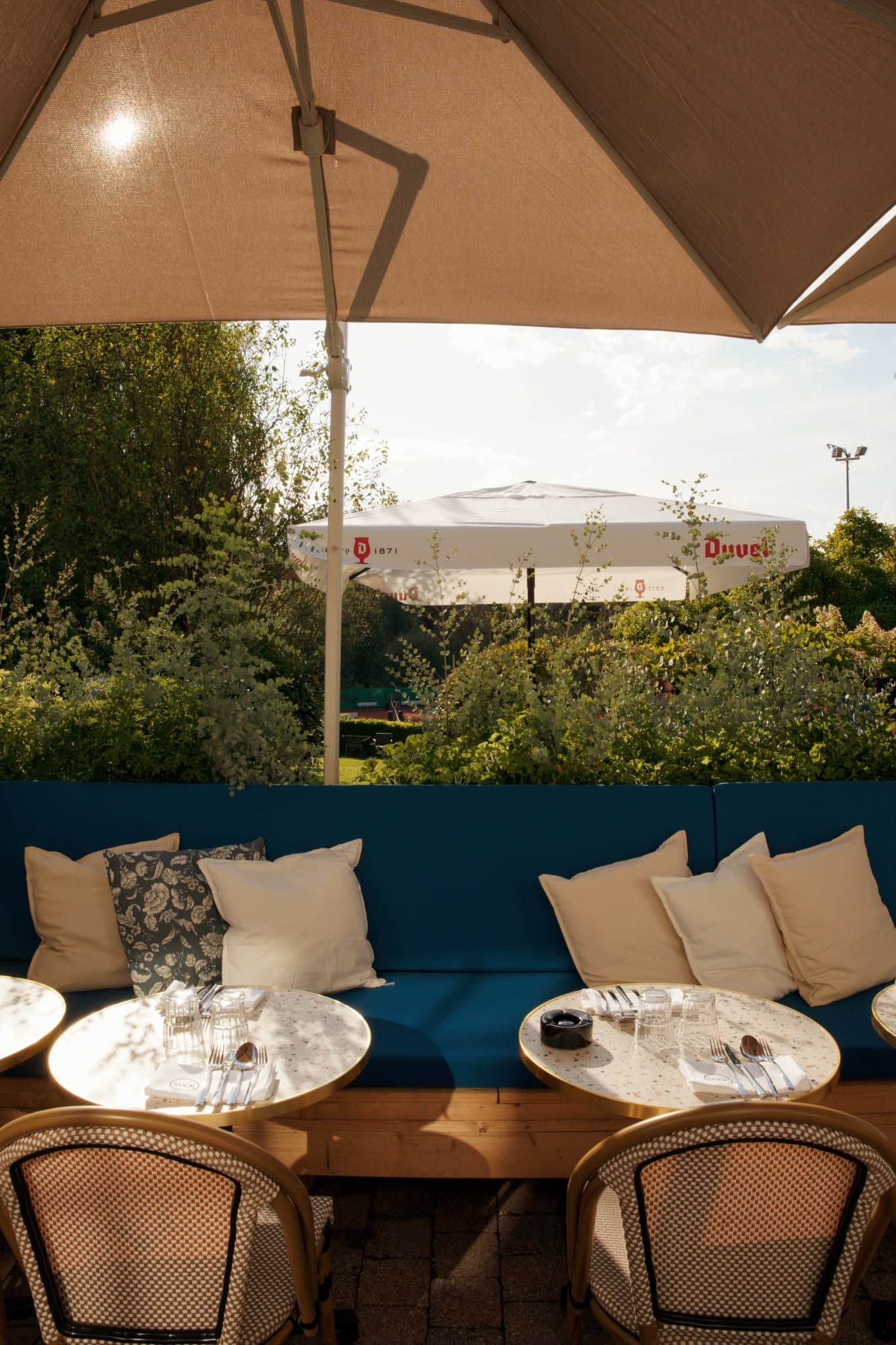 La terrasse du clubhouse